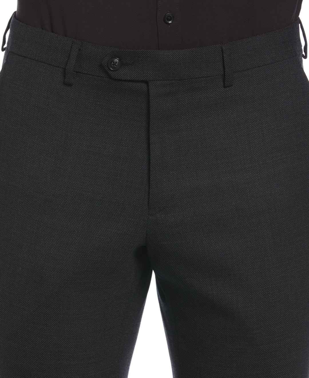 Birdseye Suit Separate Pant  (Charcoal) 