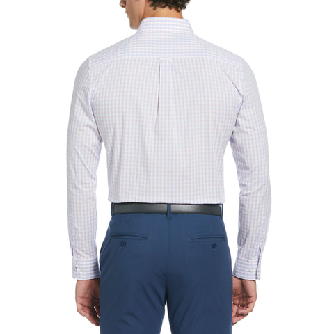 Check Print Dress Shirt  (Pink) 