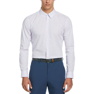 Check Print Dress Shirt  (Pink) 