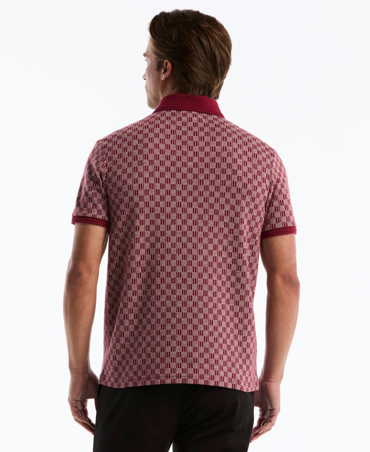 Checkered Jacquard Polo-Polos-Original Penguin