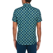 Checkered Pete Pattern Shirt (Poseidon Blue) 
