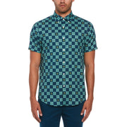 Checkered Pete Pattern Shirt (Poseidon Blue) 