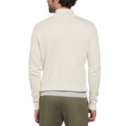 Chest Stripe 1/4 Zip Sweater (Birch) 