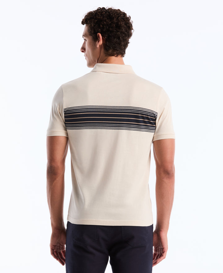 Chest Stripe Polo Shirt (Birch) 