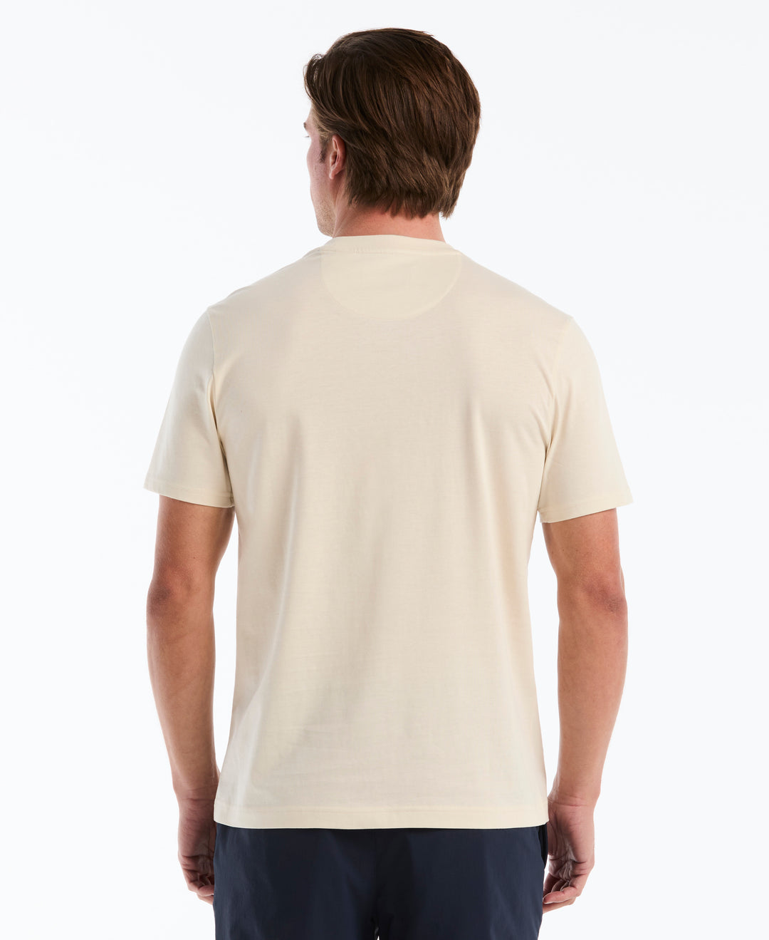 Cotton Jersey Chest Stripe Tee (Birch) 