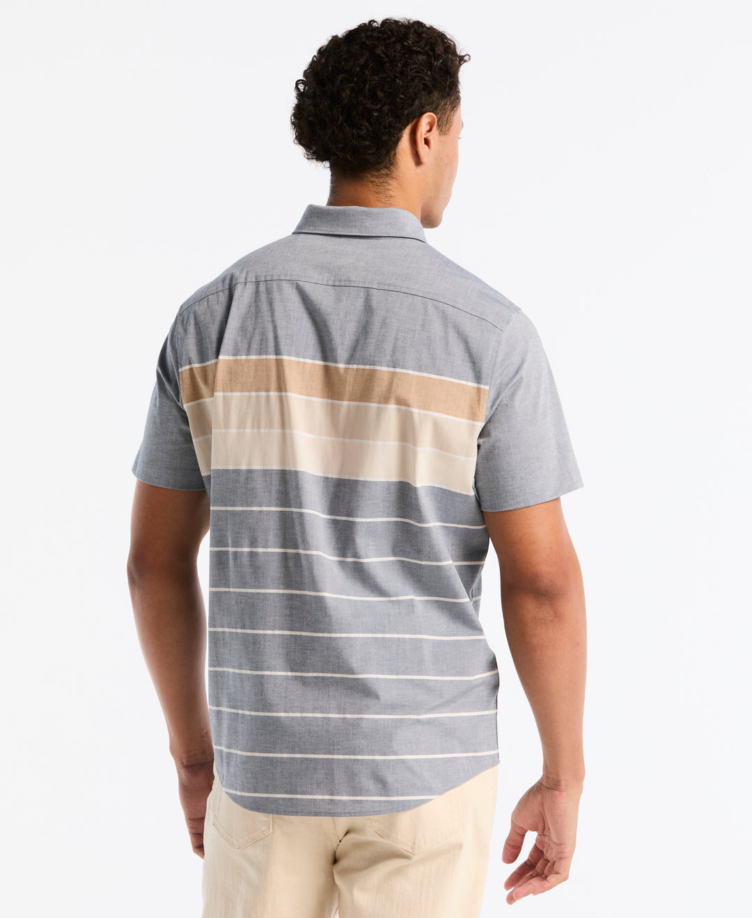 Stripe Stretch Shirt (Sargasso Sea) 