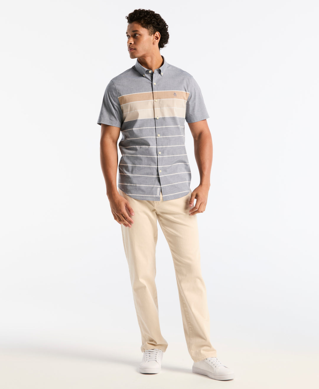 Stripe Stretch Shirt (Sargasso Sea) 