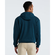Chevron Color Block Fleece Hoodie (Reflecting Pond) 