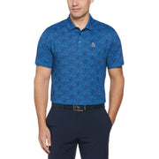 Chi Chi Allover Tribal Print Polo (Black Iris) 