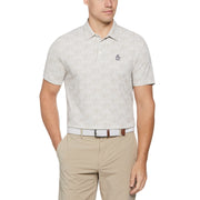 Chi Chi Allover Tribal Print Polo (Chinchilla) 