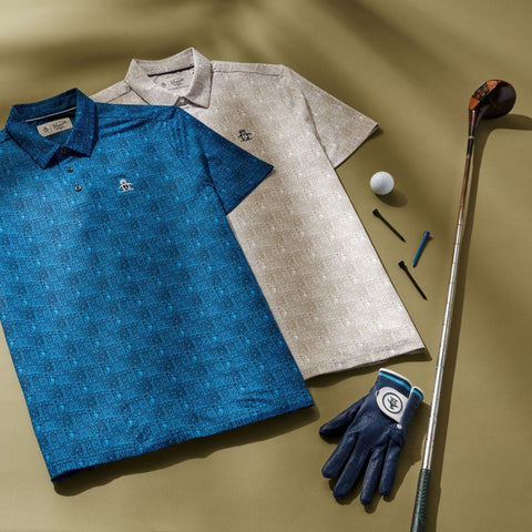 Chi Chi All-Over Tribal Print Golf Polo-Golf Polos-Original Penguin