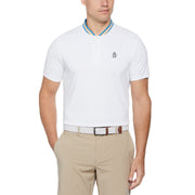 Chi Chi Henley Performance Polo (Bright White) 