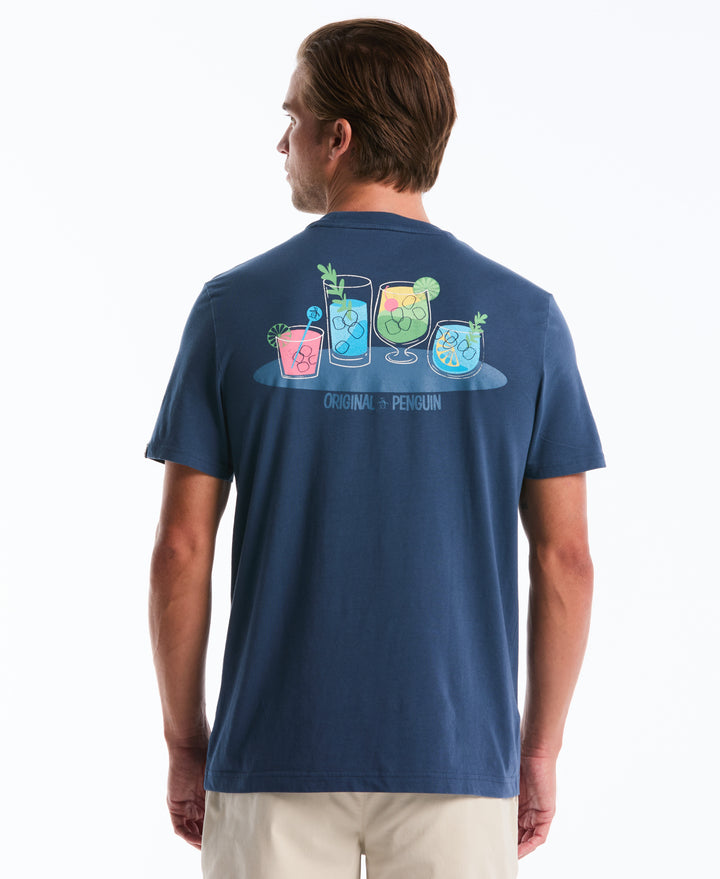 Cocktail Patch Jersey Tee (Sargasso Sea) 