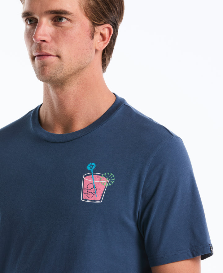 Cocktail Patch Jersey Tee (Sargasso Sea) 