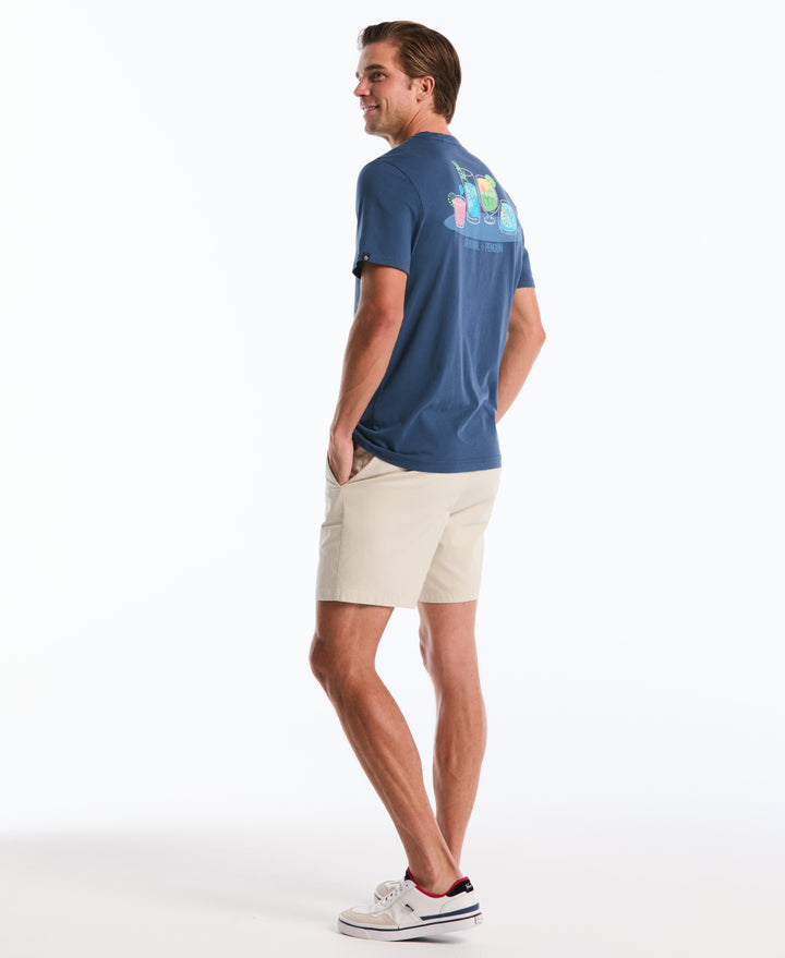 Cocktail Patch Jersey Tee (Sargasso Sea) 