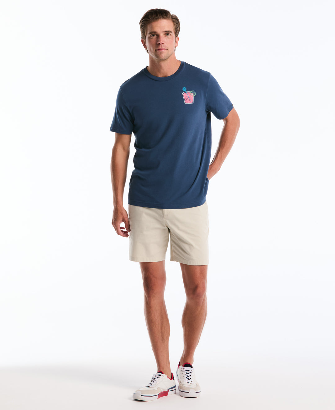 Cocktail Patch Jersey Tee (Sargasso Sea) 