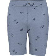 Cocktail Print Cargo Short (Black Iris) 