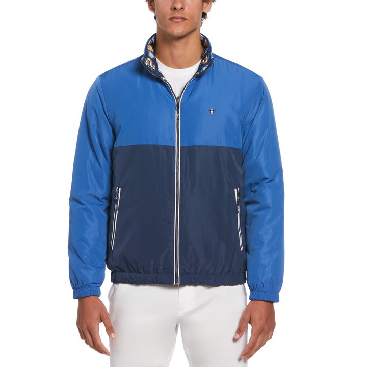 Collegiate Print Reversible Full Zip Jacket Original Penguin US