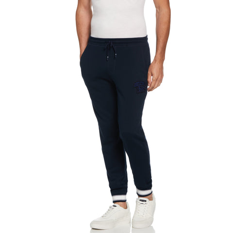 Collegiate Slim Fit Fleece Jogger Pants (Dark Sapphire) 