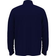 Color Block 1/4 Zip Sweater (Black Iris) 