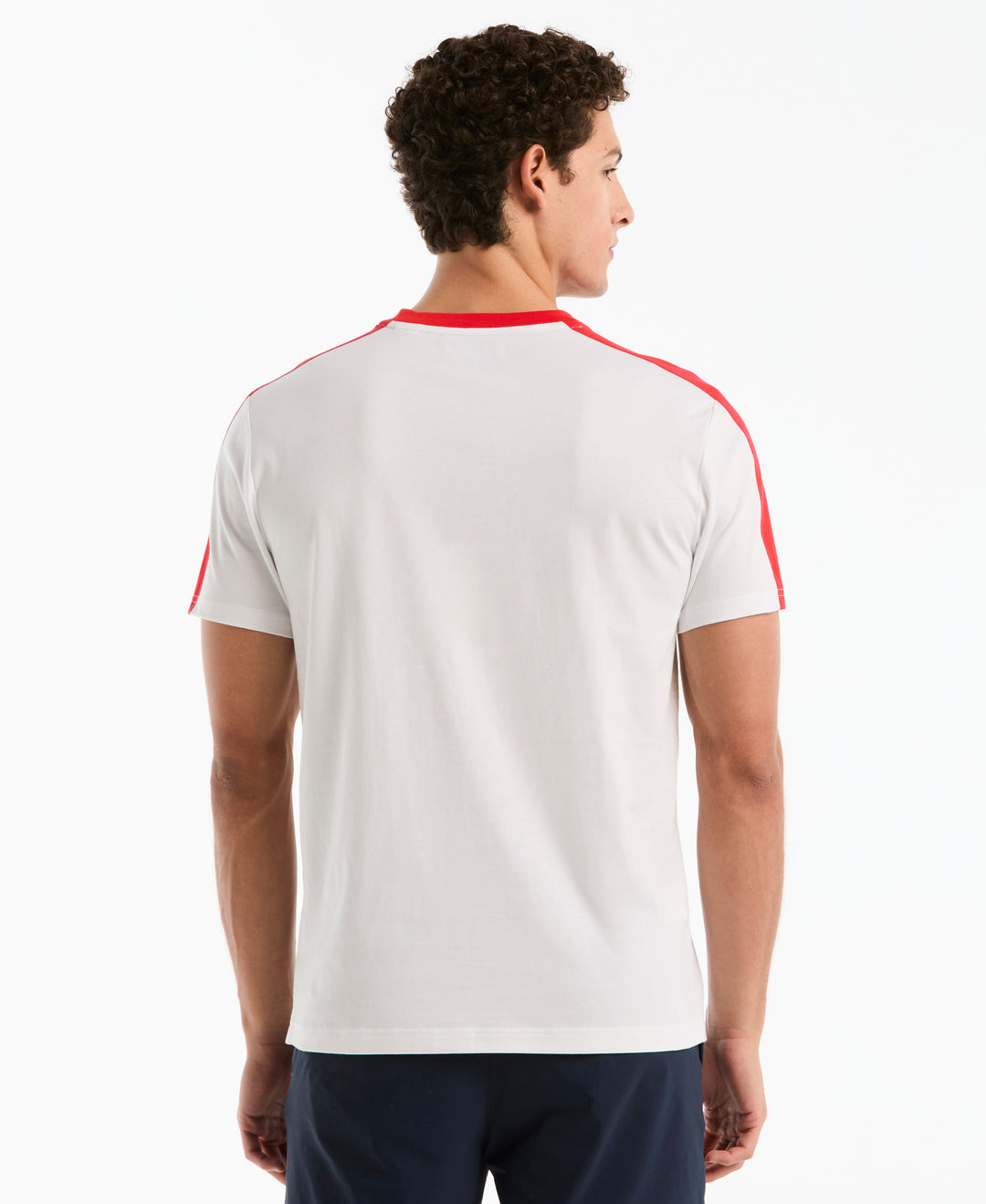 Color Block Cotton Tee England Edition (Bright White) 