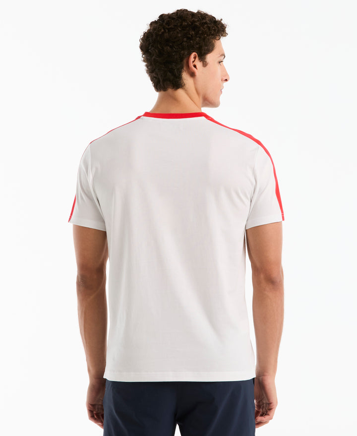Color Block Cotton Tee England Edition (Bright White) 