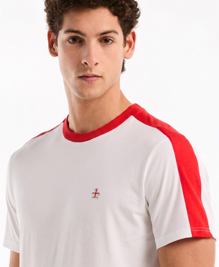 Color Block Cotton Tee England Edition-Tees-Original Penguin