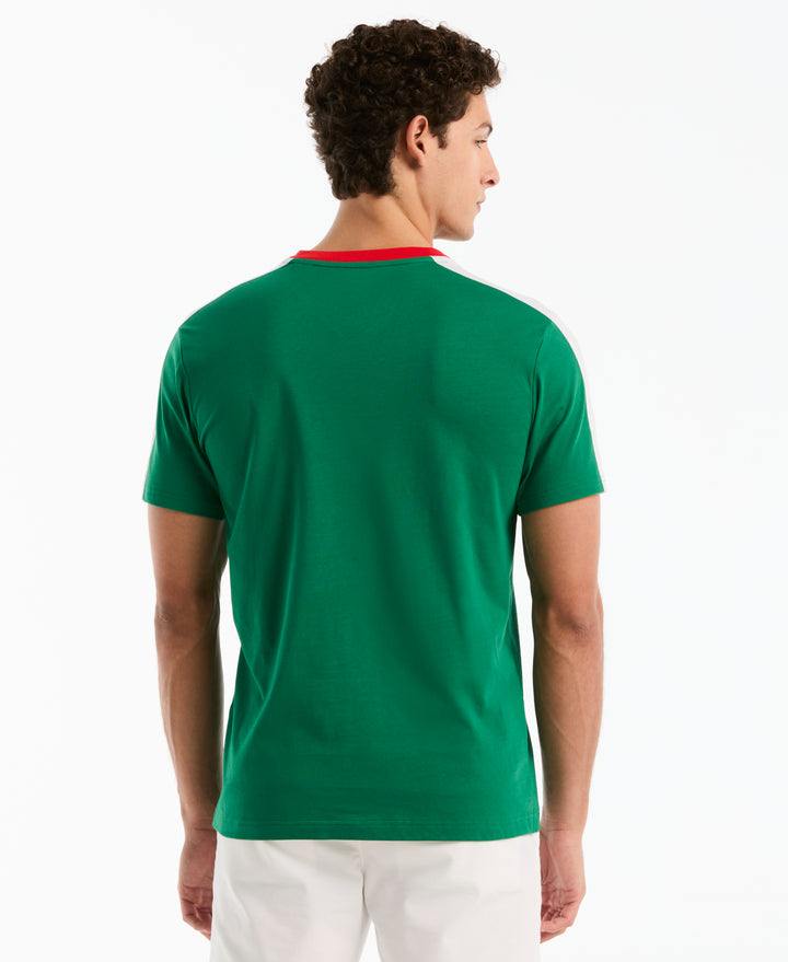 Color Block Cotton Tee Mexico Edition (Green Jacket) 