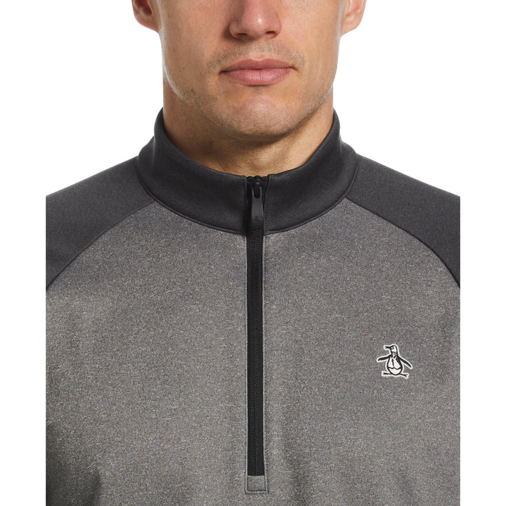 Color Block Fleece 1/4 Zip Pullover Golf Sweater | Original