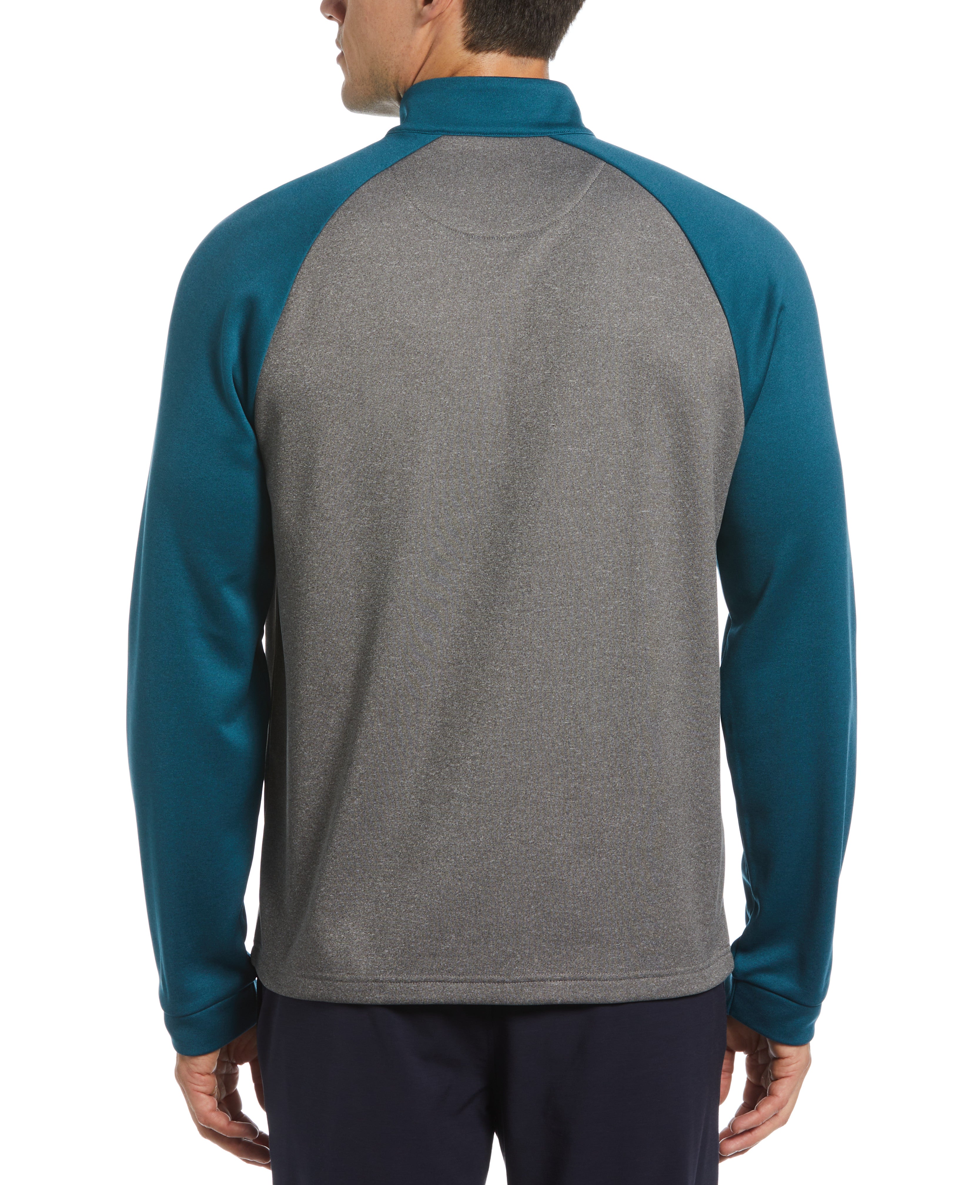 Color Block Fleece Quarter Zip Sweater – Original Penguin US