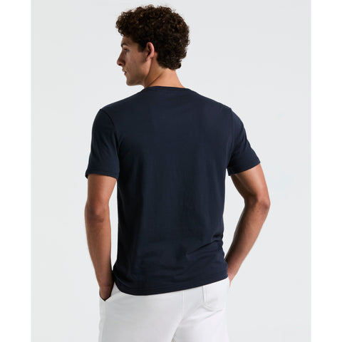 Color Block Logo Tee (Dark Sapphire) 
