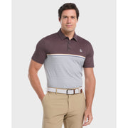 Color Block "P" Print Golf Polo-Golf Polos-Asphalt-XS-Original Penguin