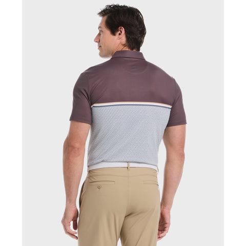 Color Block "P" Print Golf Polo-Golf Polos-Original Penguin