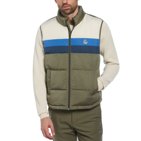 Color block vest deals