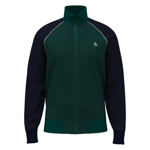 Colorblock Fleece Track Jacket-Outerwear-Botanical Garden-XS-Original Penguin