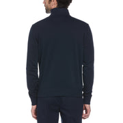 Colorblock Fleece Track Jacket (Dark Sapphire) 