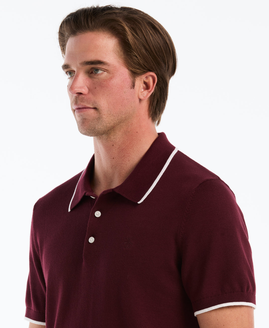 Cotton Tipped Sweater Polo (Port Royale) 
