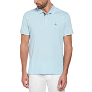 Tipped Solid Polo (Cool Blue) 