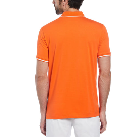 Jersey Tipped Polo (Flame) 