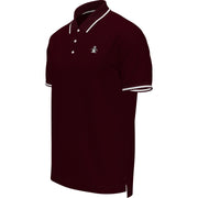 Jersey Tipped Polo (Tawny Port) 