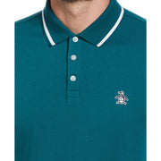 Contrast Tipped Polo (Pacific) 