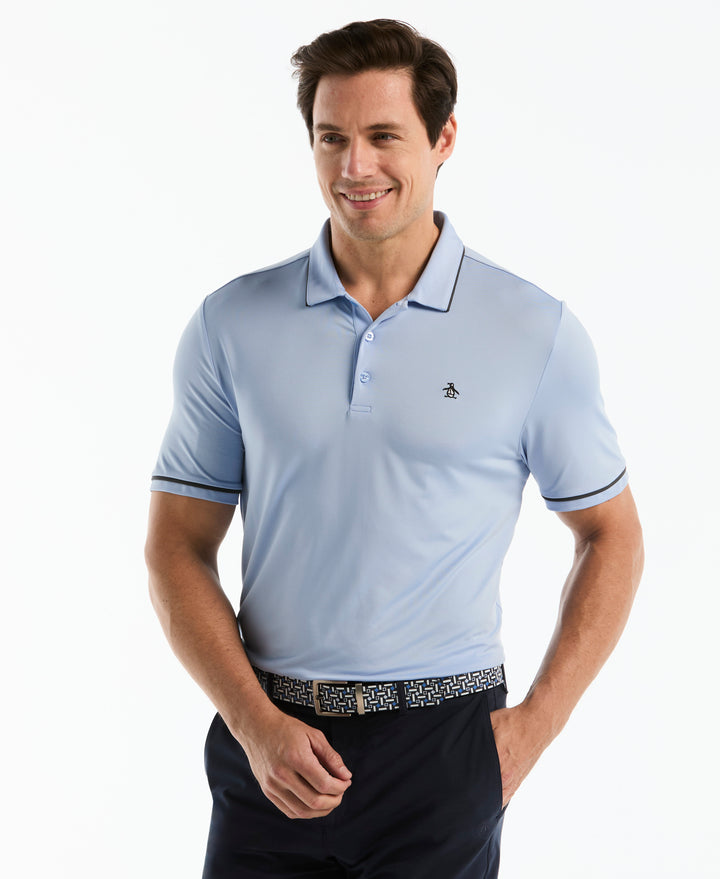 Contrast Tipping Solid Golf Polo-Golf Polos-Baby Blue Jay-S-Original Penguin