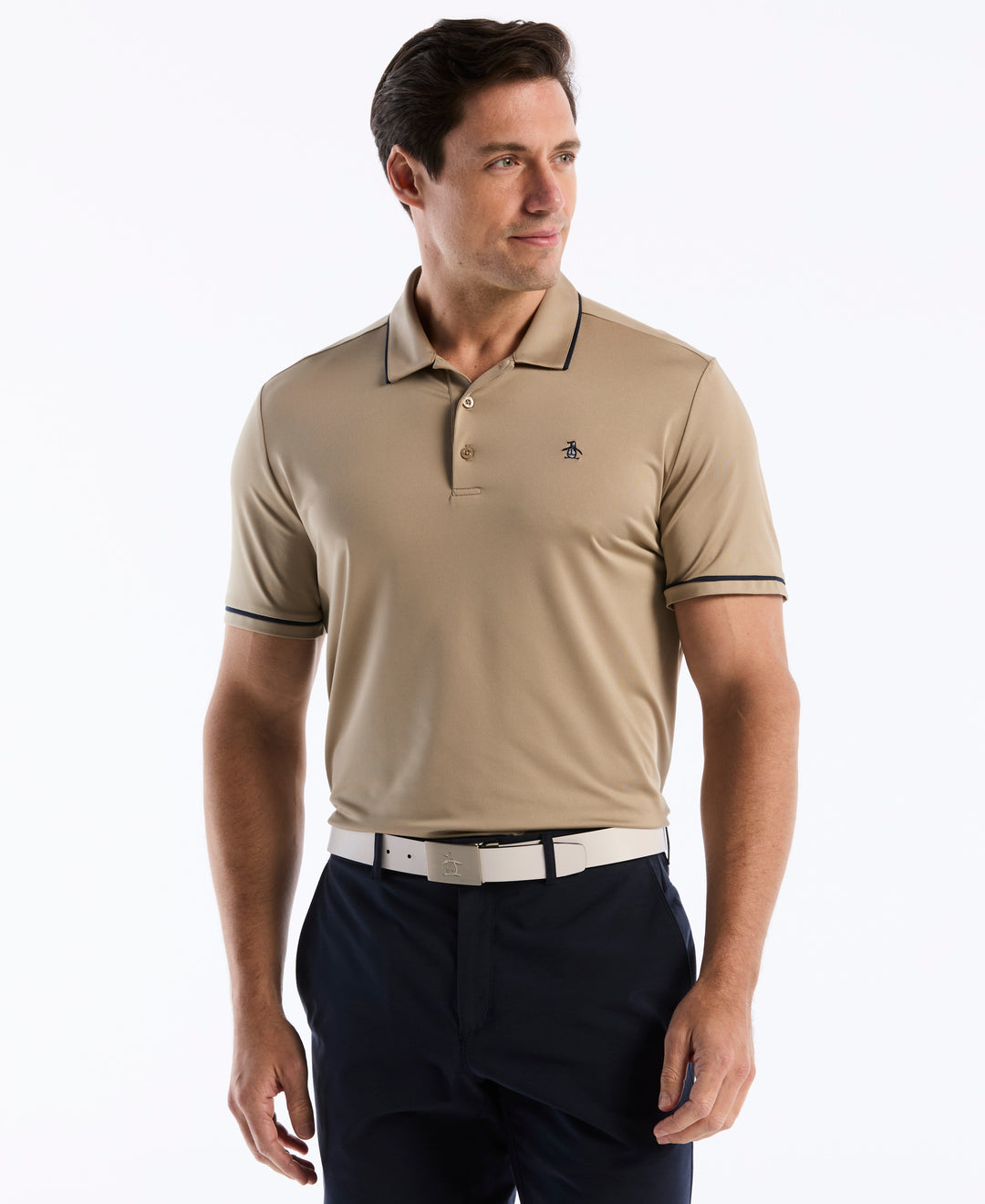 Solid Short Sleeve Polo (Chinchilla) 