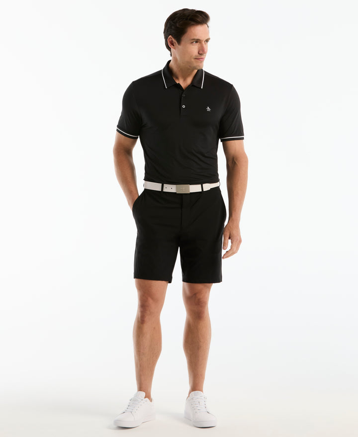 Contrast Tipping Solid Golf Polo-Golf Polos-Original Penguin