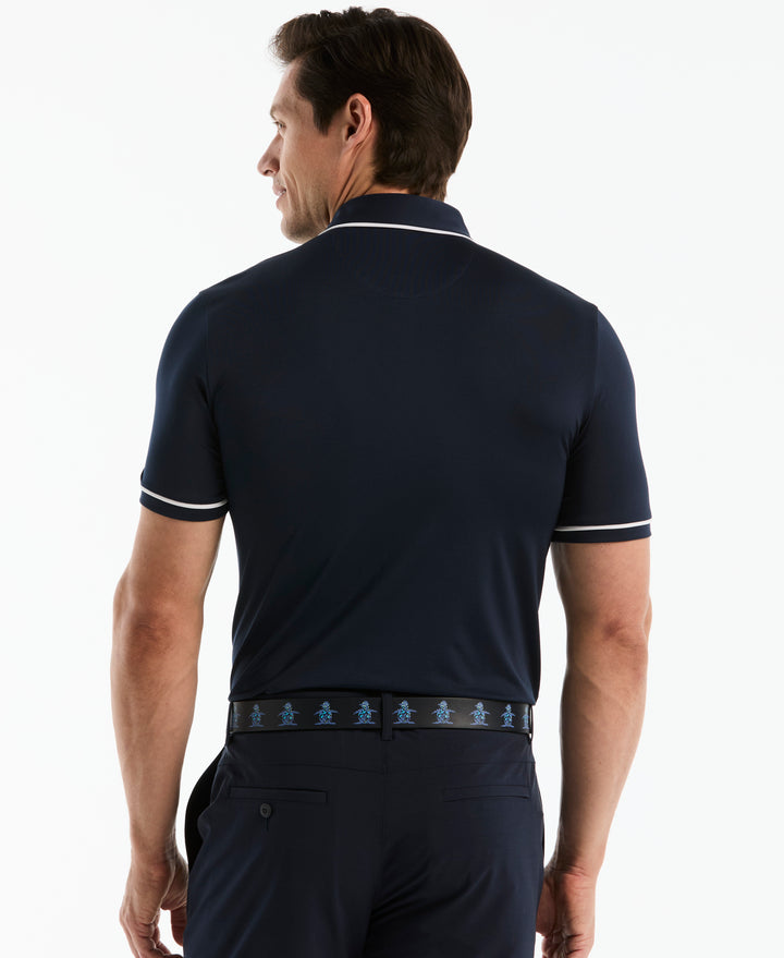 Contrast Tipping Solid Golf Polo-Golf Polos-Original Penguin