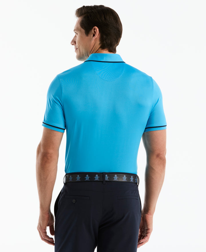 Solid Short Sleeve Polo (Malibu Blue)