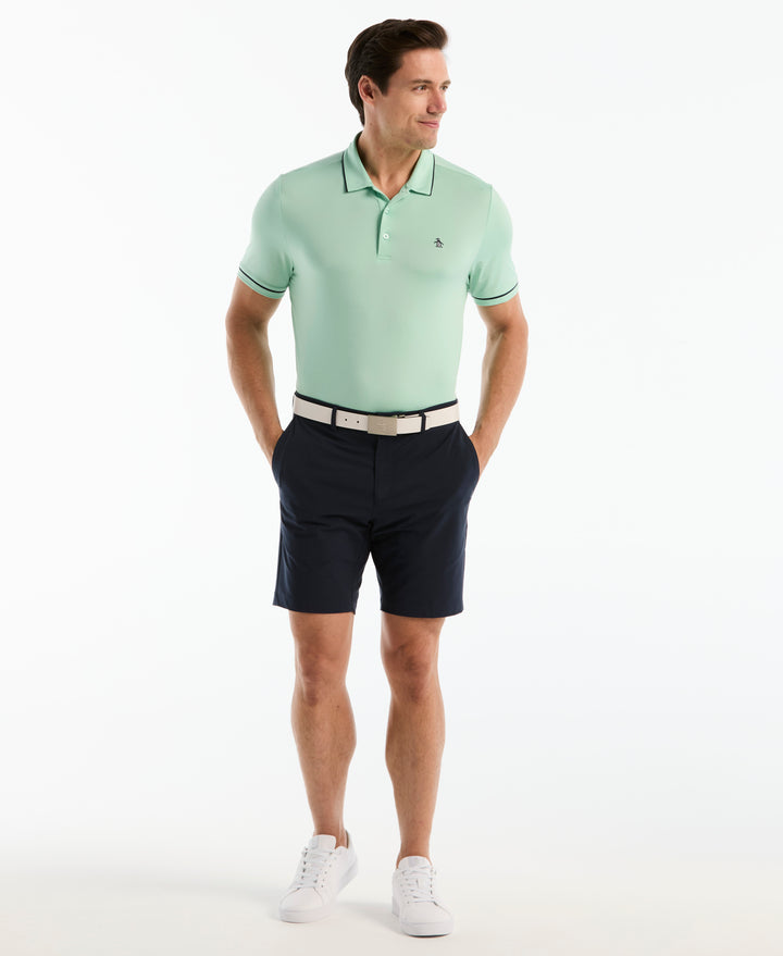 Contrast Tipping Solid Golf Polo-Golf Polos-Original Penguin