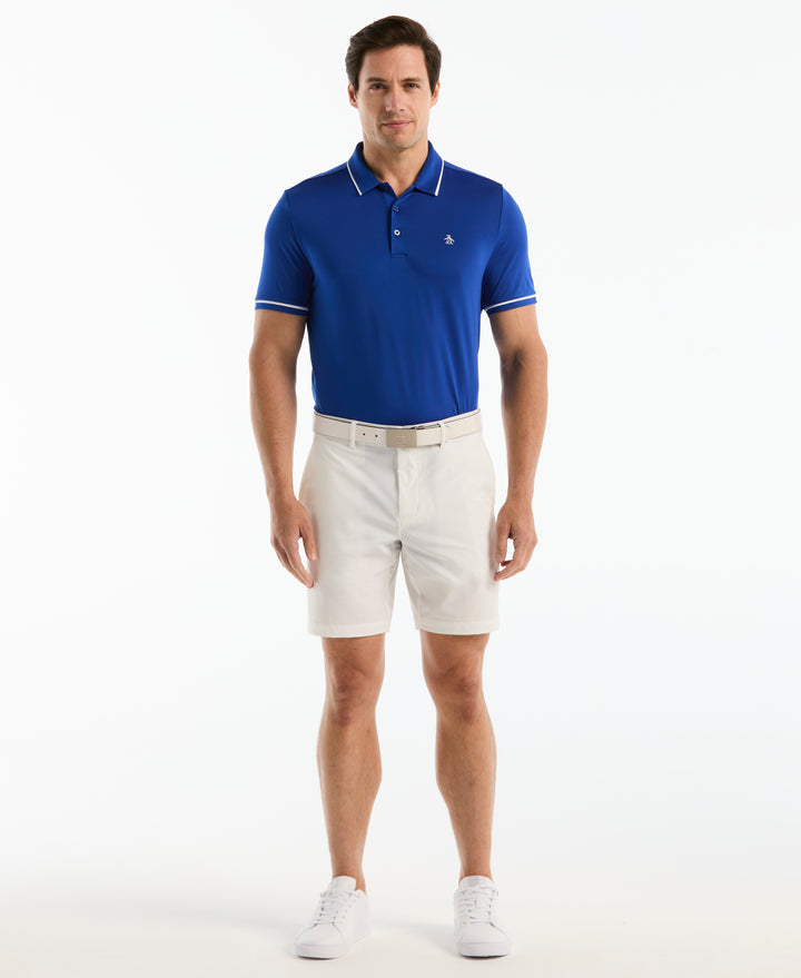 Contrast Tipping Solid Golf Polo-Golf Polos-Original Penguin