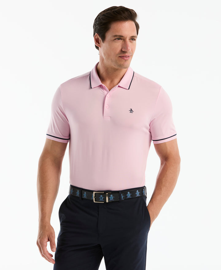 Contrast Tipping Solid Golf Polo-Golf Polos-Pirouette-S-Original Penguin