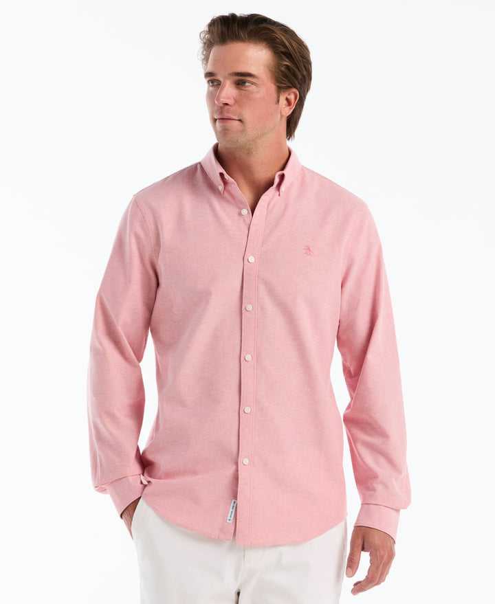 Core Oxford Long Sleeve Shirt (Faded Rose) 